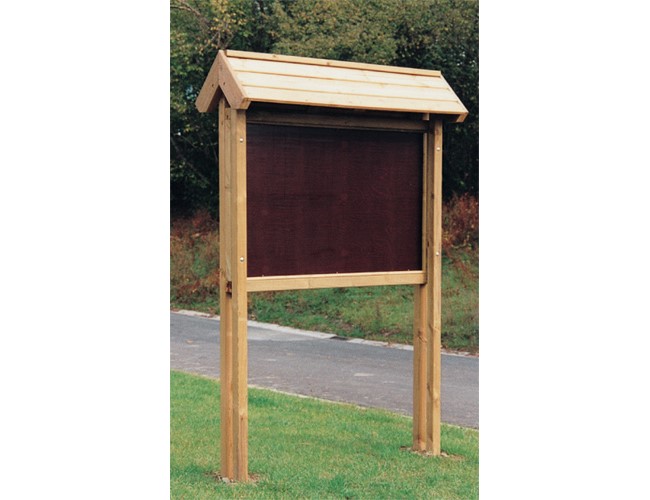 Panneau  92 x 92 cm avec toiture